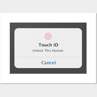 Apple Touch ID Prompt Posters and Art